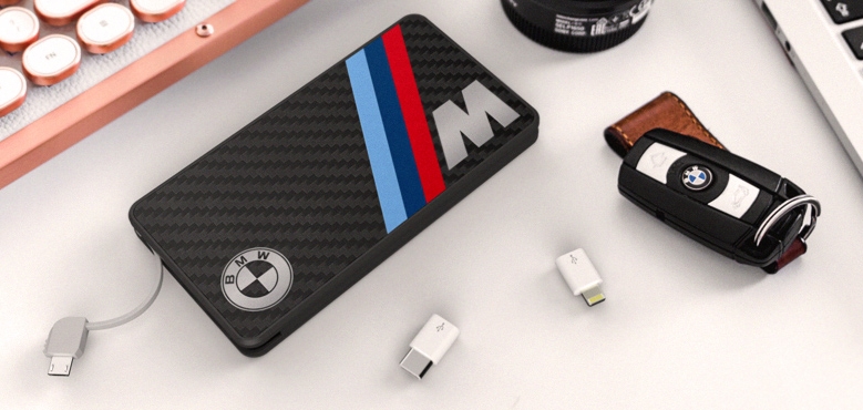 PowerTile Carbon Fiber | CustomUSB Mobile Charger