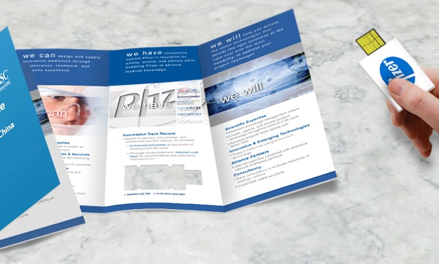 Smart Tri-Fold Brochure | CustomUSB Print Solution