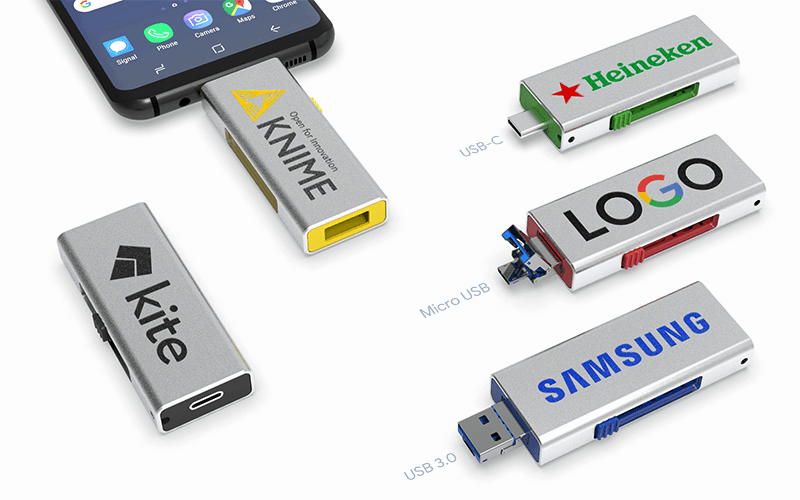 3 in 1 Mobile Slider | CustomUSB Flash Drive