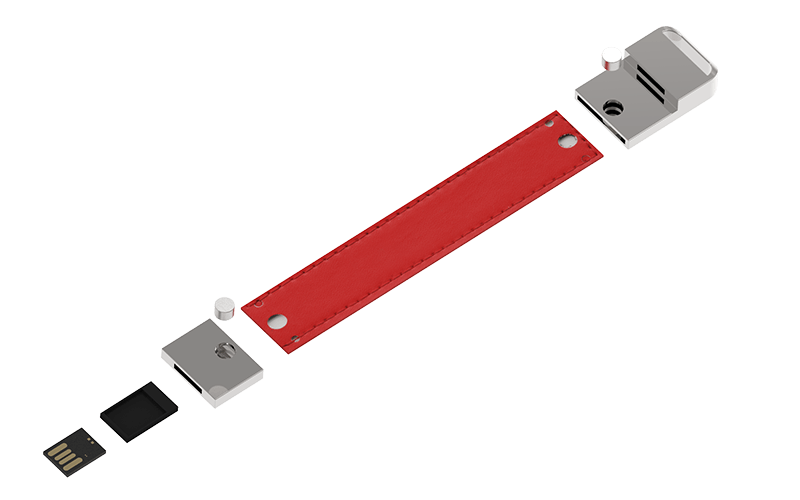 Luxe USB Flash Drive | Exploded Diagram